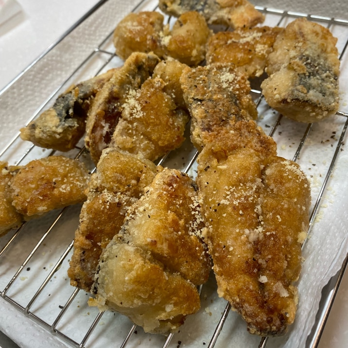 ほんのりチーズ風味❣️サバの竜田揚げ焼き